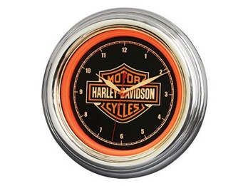 H-D Bar & Shield LED Uhr-220V
