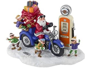 2019er Biker Santa Figur