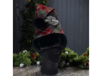 Harle-Davidson Weihnachtsmütze Kariert