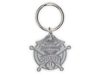 Schlüsselanhänger aus Metall Sheriff