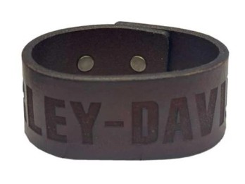 Lederarmband 'H-D'
