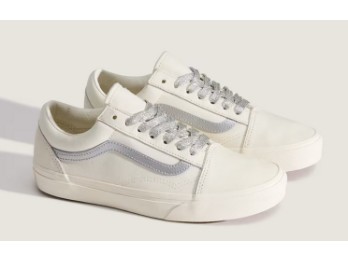 VANS Old Skool Leder mit Silbernem Dekor