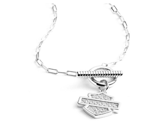 34N00003, Kette Bar & Shield Ring Collar