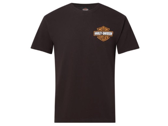 40291551-BLCK-2XL-EAGLE, Herren Shop Shirt `B&S Left Chest´