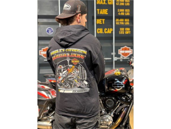 40291566-BLK-L-BAGGER, Herren Shop Hoodie Zip ´B&S´
