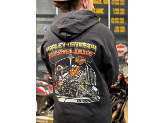 40291566-BLK-L-BAGGER, Herren Shop Hoodie Zip ´B&S´