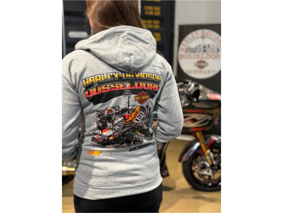 40291569-GRY-L-BAGGER, Herren Shop Zip Hoodie `B&S´