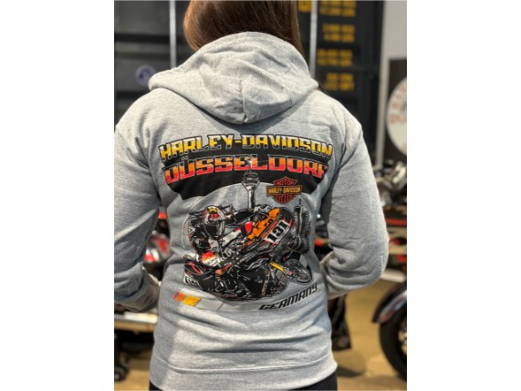 40291569-GRY-L-BAGGER, Herren Shop Zip Hoodie `B&S´