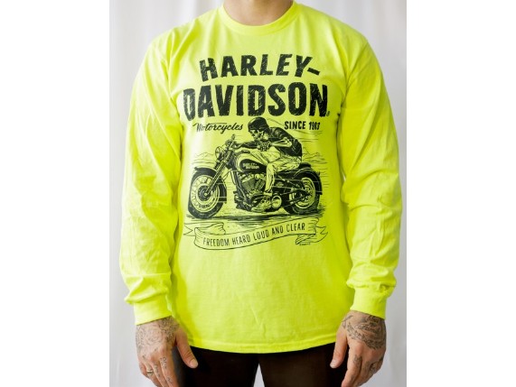 40294955-NEON-2XL, Herren Shop Shirt ´Charged´ L/S