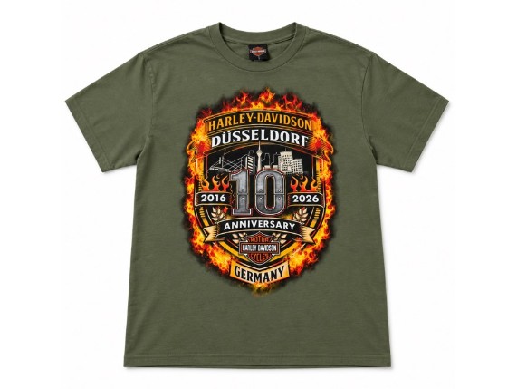 60290059-GREEN-2XL-ANNI, Herren Shop Shirt `10 Jahre D´dorf ´
