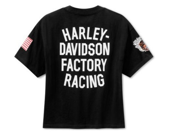 96378-26VW/000L, TEE-KNIT,FACTORY RACING,BLACK