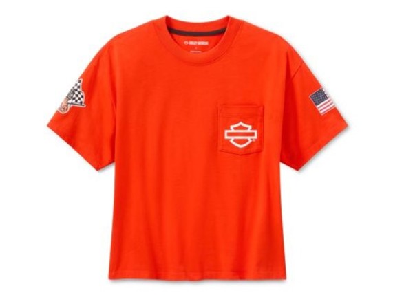 96379-26VW/000L, TEE-KNIT,FACTORY RACING,ORANGE