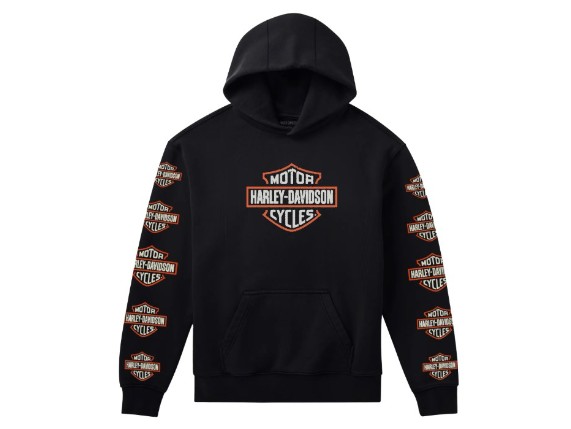 96383-26VM/000L, HOODIE-KNIT,STATE OF MIND,BLAC