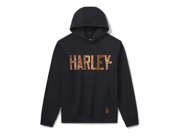 96410-26VM/000L, HOODIE-KNIT,REALTREE,BLACK
