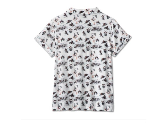 96507-24VW/000L, SHIRT-WOVEN,ALOHA PRINT