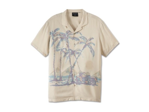 96869-23VM/000L, SHIRT-WOVEN,ALOHA PRINT