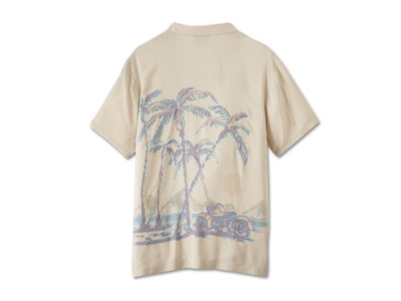 96869-23VM/000L, SHIRT-WOVEN,ALOHA PRINT