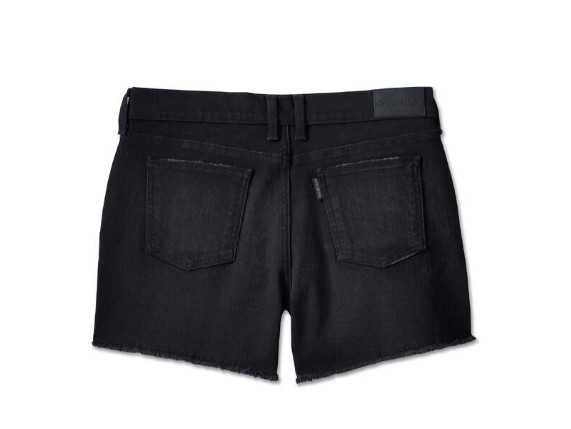 97542-23VW/2600, SHORTS-DENIM,BLACK