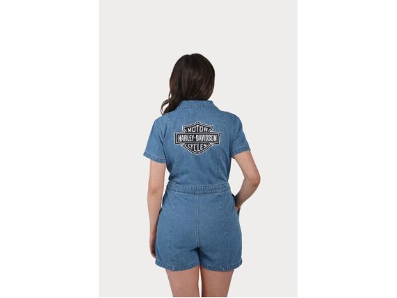 97543-23VW/000L, JUMPSUIT-DENIM,SHORTS,MEDIUM B