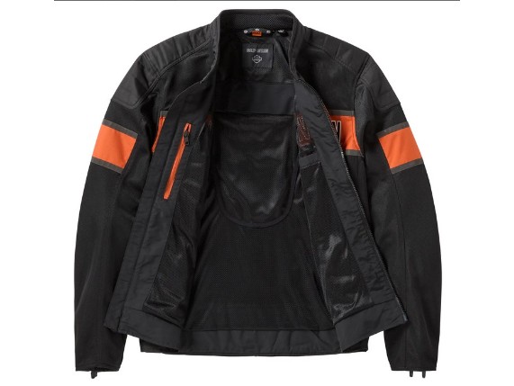 98300-26VM/000L, JACKET-TEXTILE,TRENTON,BLACK/O