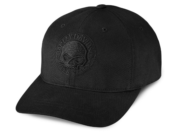 99421-16VM/000L, Cap-Skull,Stretch,blk
