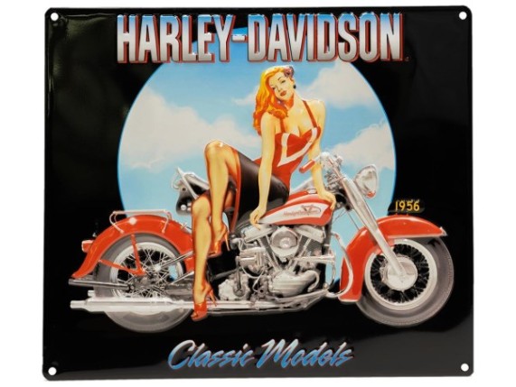 AR-2010391, H-D Blechschild `Classi Models´