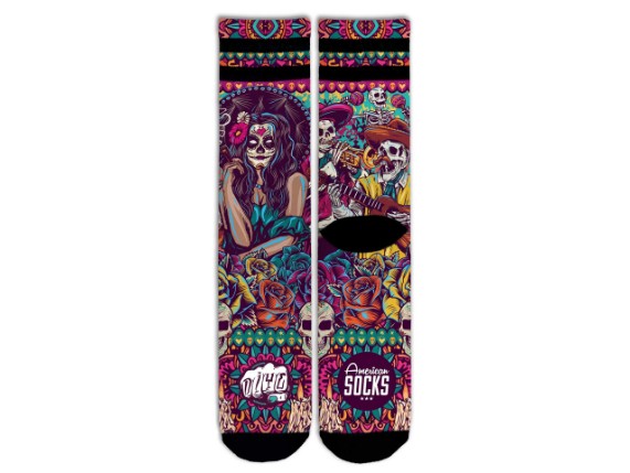 AS169L, Socks 'Dia de los Muertos'