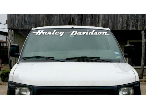Harley Davidson Aufkleber Heckscheibe