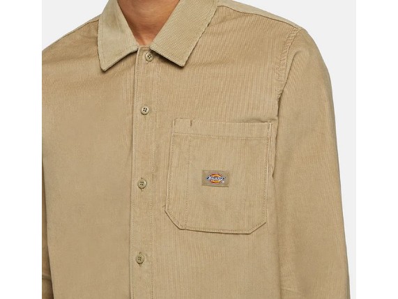DK0A8652KHK1, Dickies Longsleeve 'Corduroy'