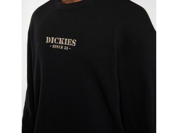 DK0A87QWBLK1, Dickies Longsleeve 'Waffle'