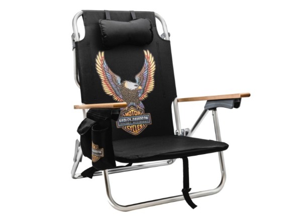 HDX-99329, H-D Beach Chair B&S Eagle