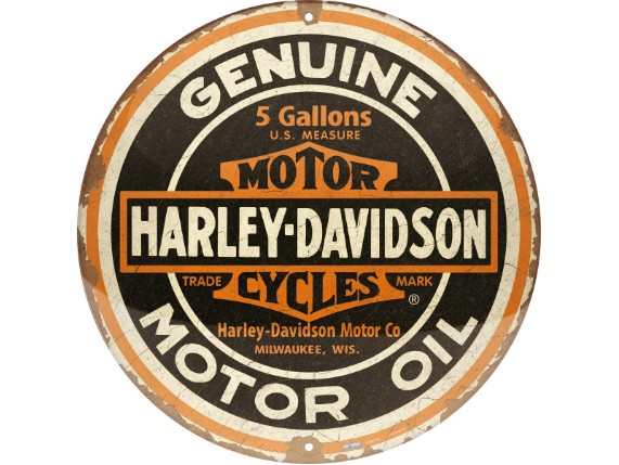 NOA-25103, Blechschild 'Genuine Motor Oil'