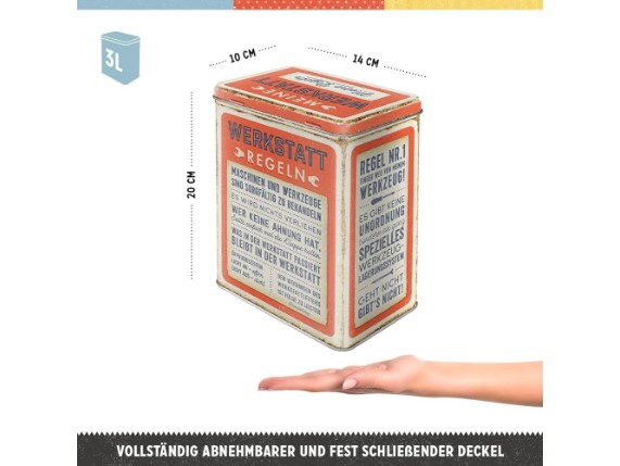 NOA30159, Nostalgic Box Werkstattregeln