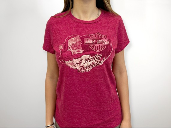 R0047133, Damen T-Shirt 'santa Fun'