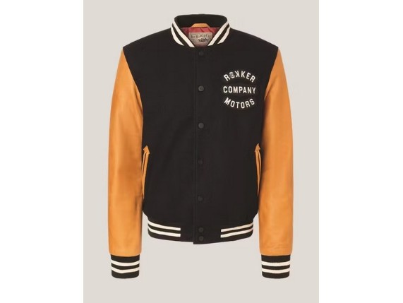 R544296, College Jacket Navy Brown