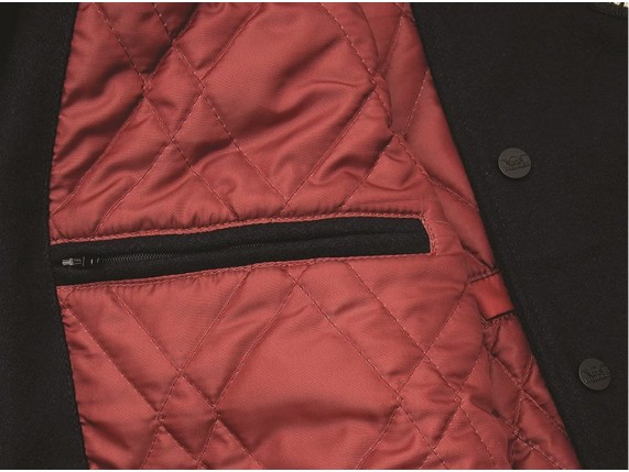 R544296, College Jacket Navy Brown