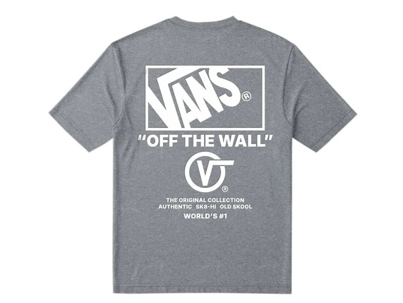 VN000PEWATH1, VANS Stacked Hi SS Tee Athletic