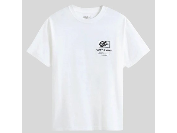 VN000PEWWHT1, VANS T-Shirt 'Stacked Hi'