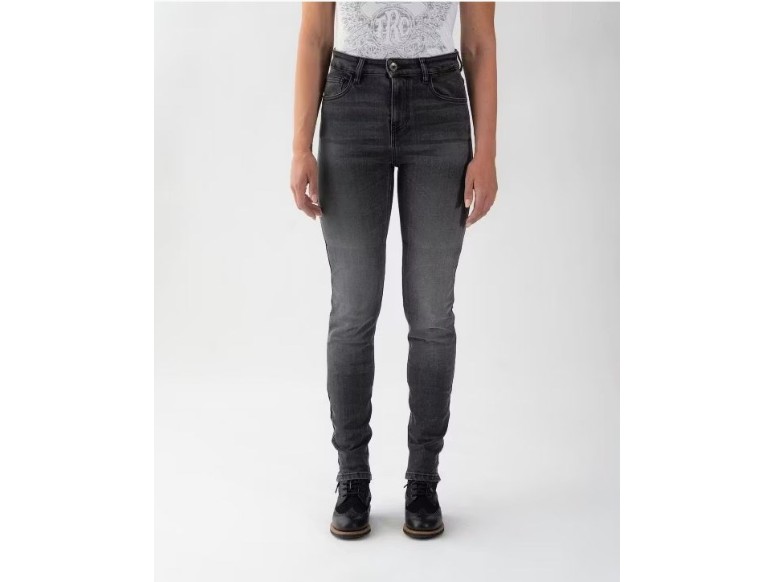 Rokkertech Damen High Waist Grau
