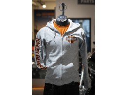 H-D®Zip-Hoodie: B&S