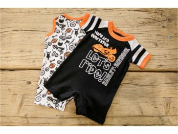 2 Pack Rompers