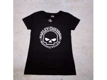 HD Ladies T-Shirt - W G Skull