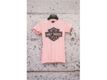 H-D® Ladies T-Shirt - Pink B&S