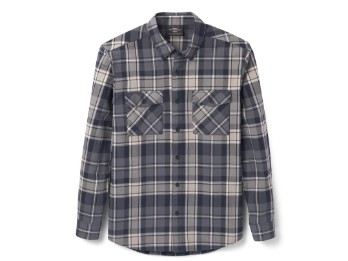 Men's Two Pocket Plaid Flannel Shirt