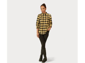 Retro Buffalo Plaid Shirt für Damen