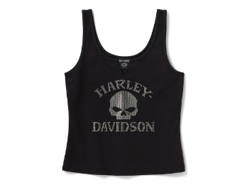 H-D®Tank-Top: Willie G Skull Bling