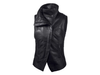 Weste "LEATHER & COMPRESSION KNIT