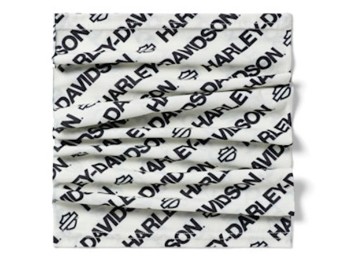 H-D®Schlauchschal: Cloud Dancer & Allover print