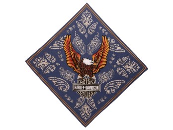 Gray Blue Classic Eagle Bandana