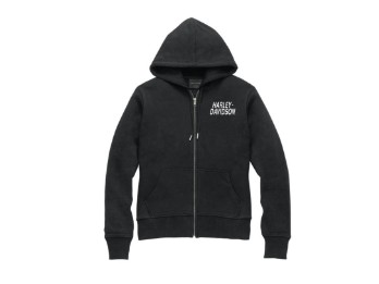 Women's Special Bar & Shield Zip Front Hoodie